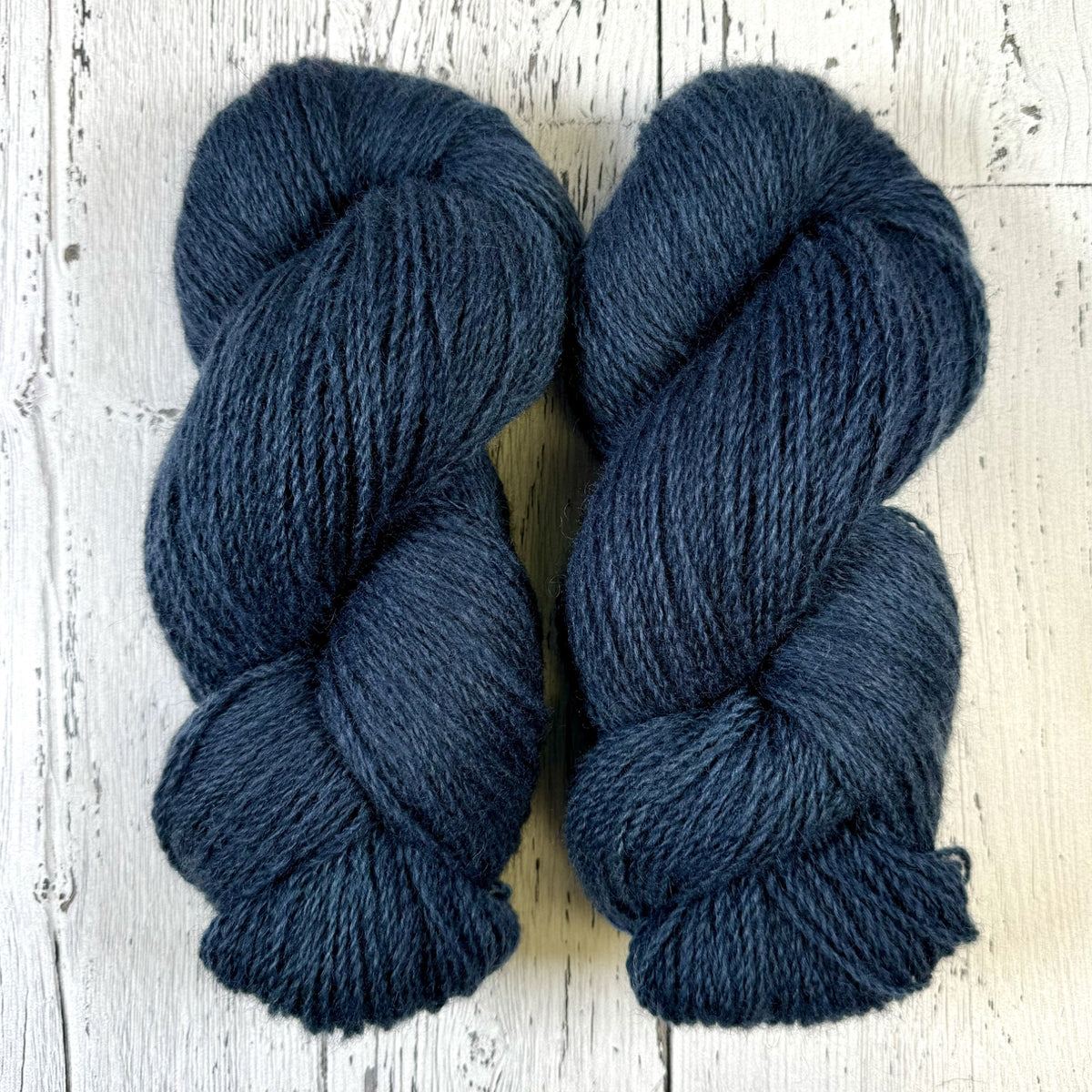 A Midnight Clear - Heritage Fingering (Batch 7) - Natural Grey - Dyed Stock