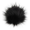 Faux Fur Pom Poms - Natural Colours