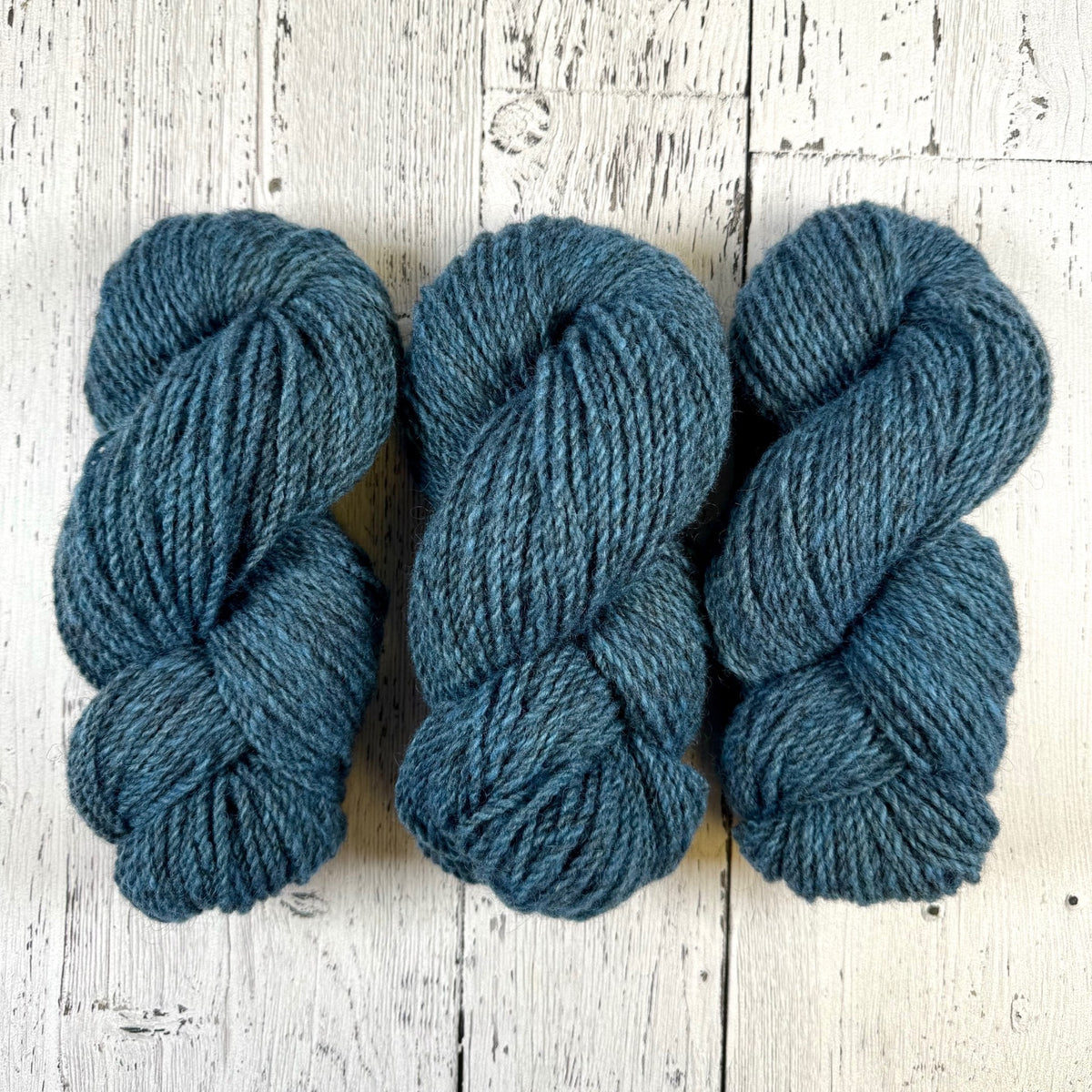 Blue Ice - Heritage Batch 3 Aran Weight - Dyed Stock