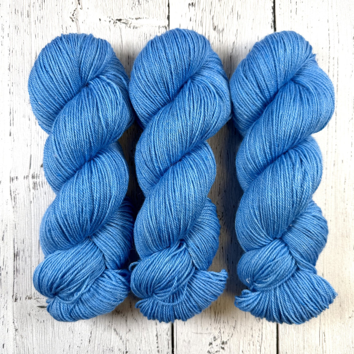 Blue Light Sabre - Little Nettle Soft Fingering - Dyed Stock