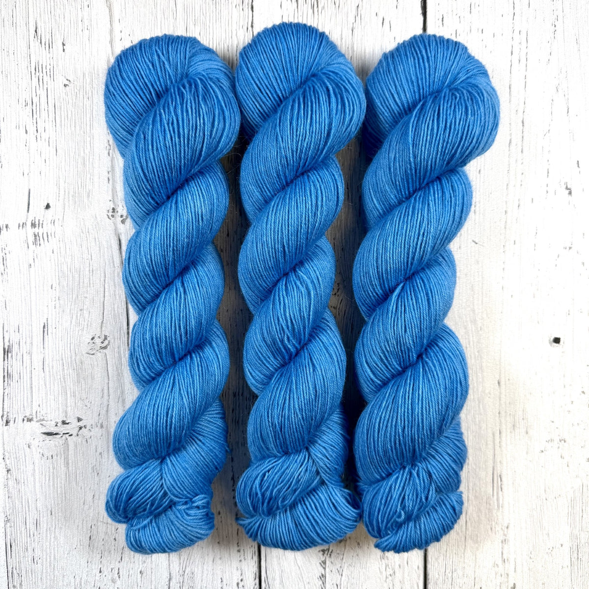 Blue Light Sabre - Revival Fingering - Dyed Stock