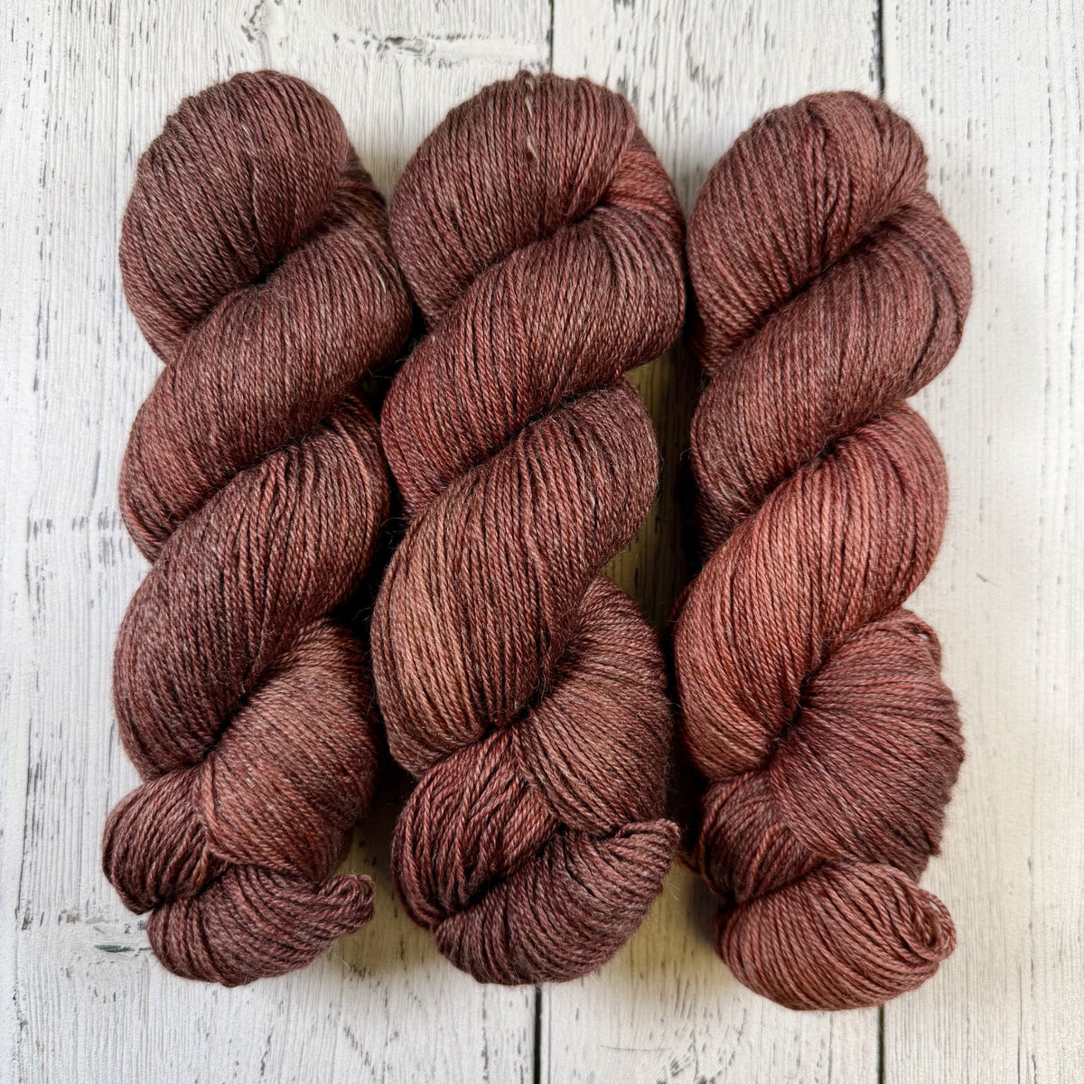 Chili Pepper Chocolate - Little Nettle Soft Fingering - Dyed Stock