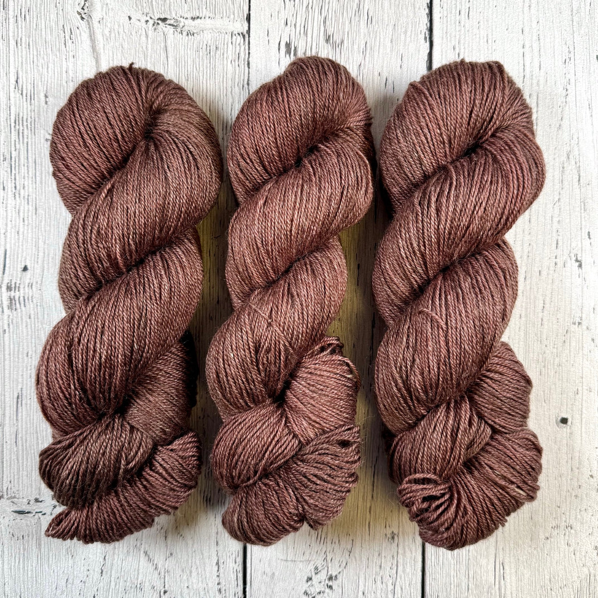 Chocolate Lab - Little Nettle Soft Fingering - Dyed Stock