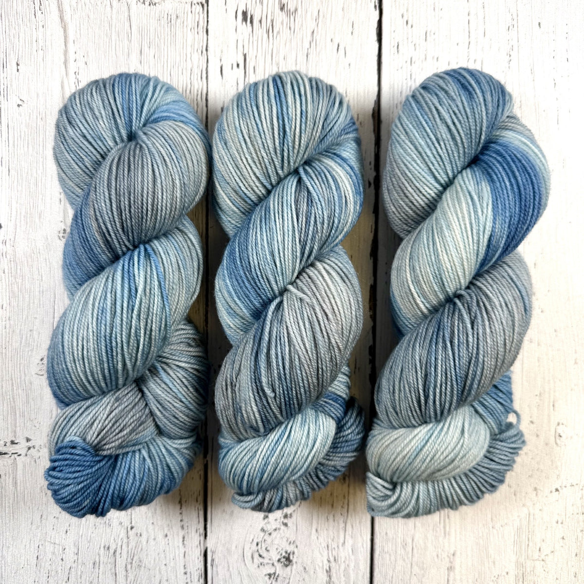 Cloudy Skies - Socknado Fingering - Dyed Stock