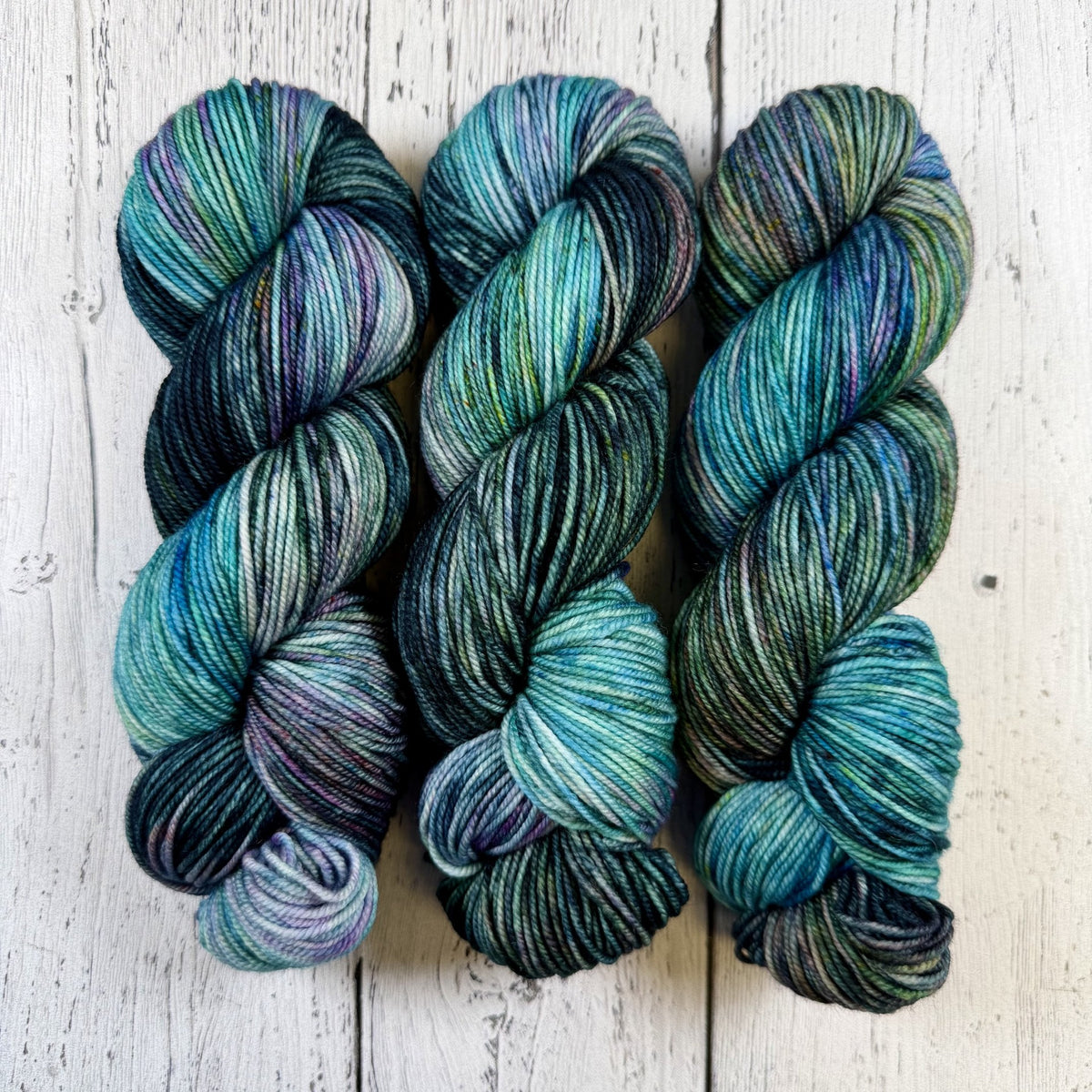 Cosmic Entities - Merino DK / Light Worsted - Dyed Stock
