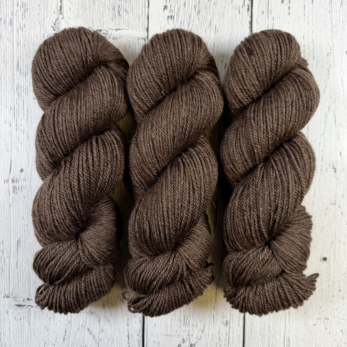 Dark Roast-Lascaux Worsted - Dyed Stock