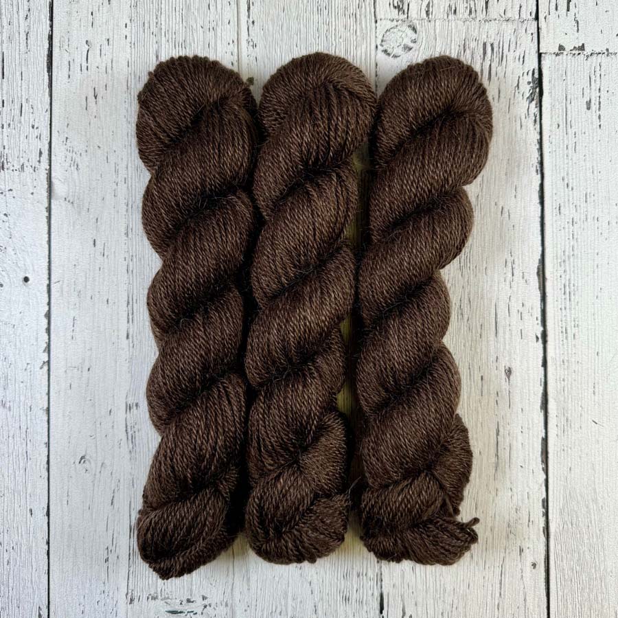 Dark Roast - Revival Worsted - Dyed Stock