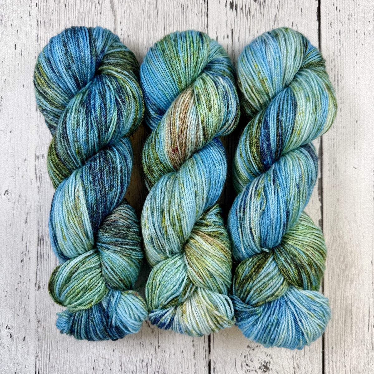 Degas - The Blue Dancers - Little Nettle Soft Fingering - Dyed Stock