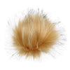 Faux Fur Pom Poms - Natural Colours
