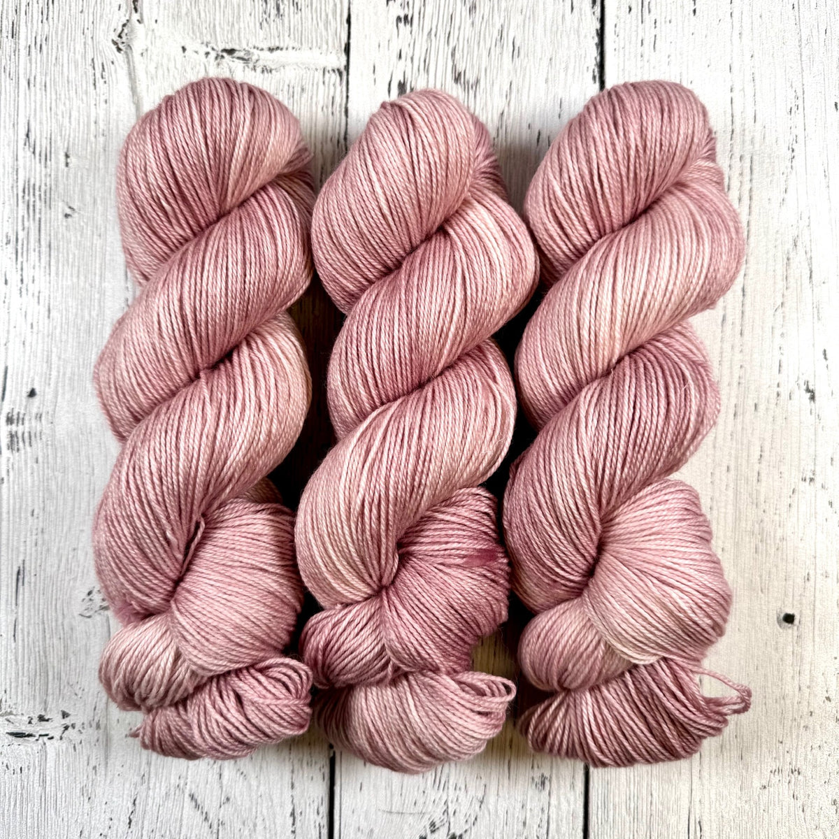 Dusty Rose - Little Nettle Soft Fingering - Dyed Stock