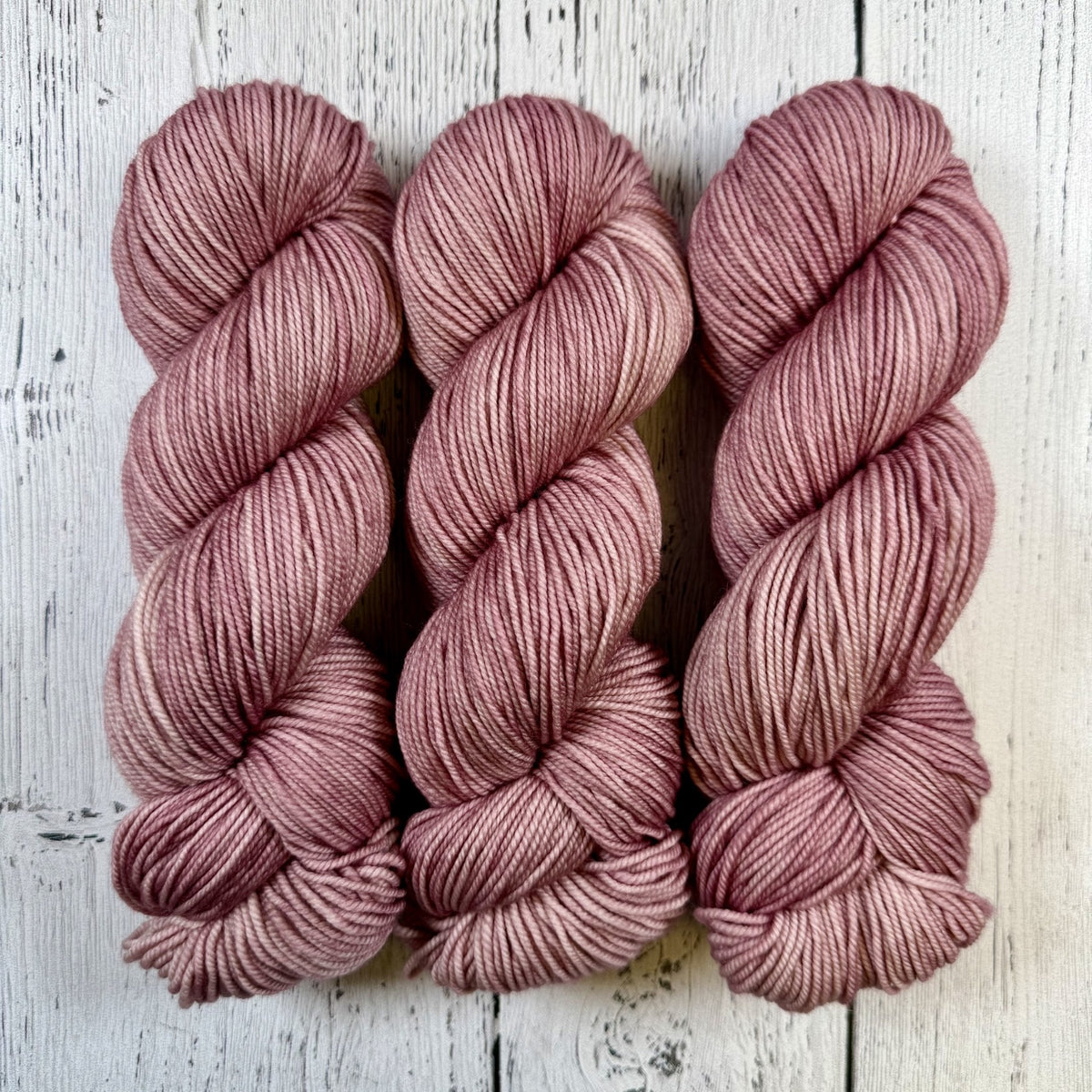 Dusty Rose - Merino DK / Light Worsted - Dyed Stock