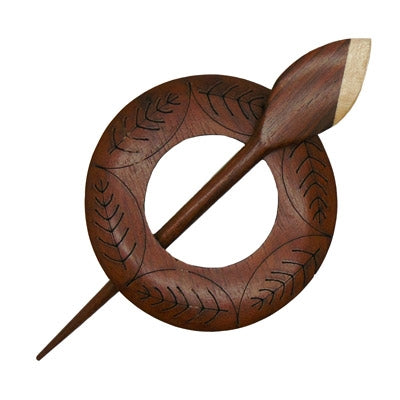 Estelle Wooden Shawl Pins