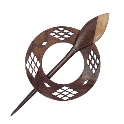 Estelle Wooden Shawl Pins