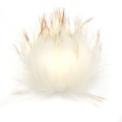 Faux Fur Pom Poms - Natural Colours