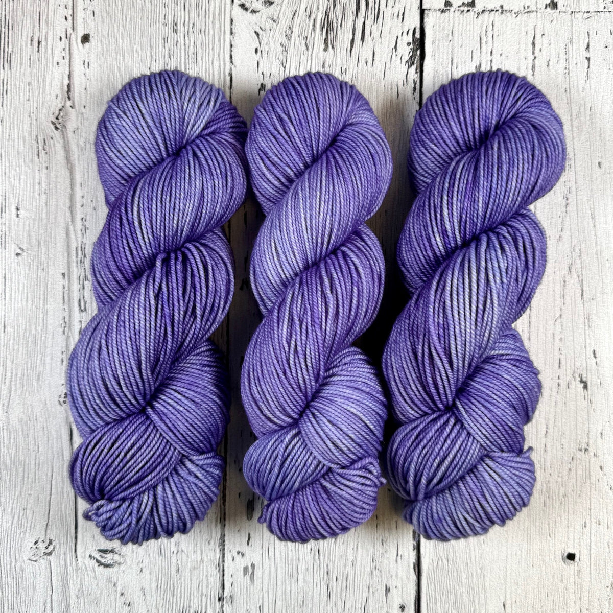 Fern Leaf Lavender - Merino DK / Light Worsted - Dyed Stock