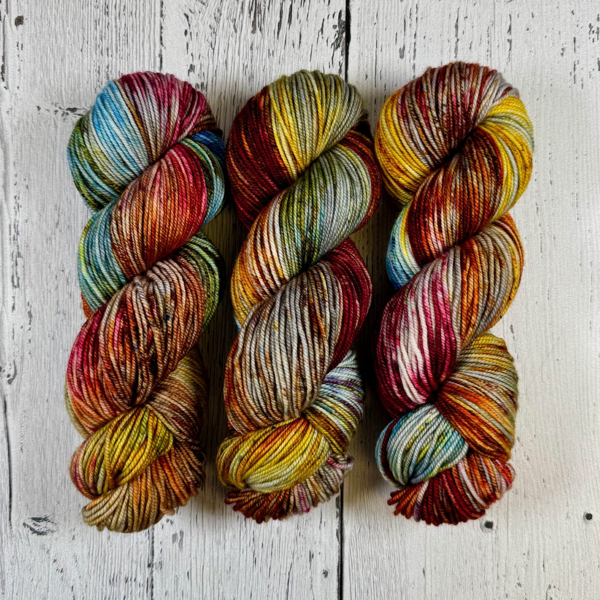 Fireworks - Merino DK / Light Worsted - Dyed Stock