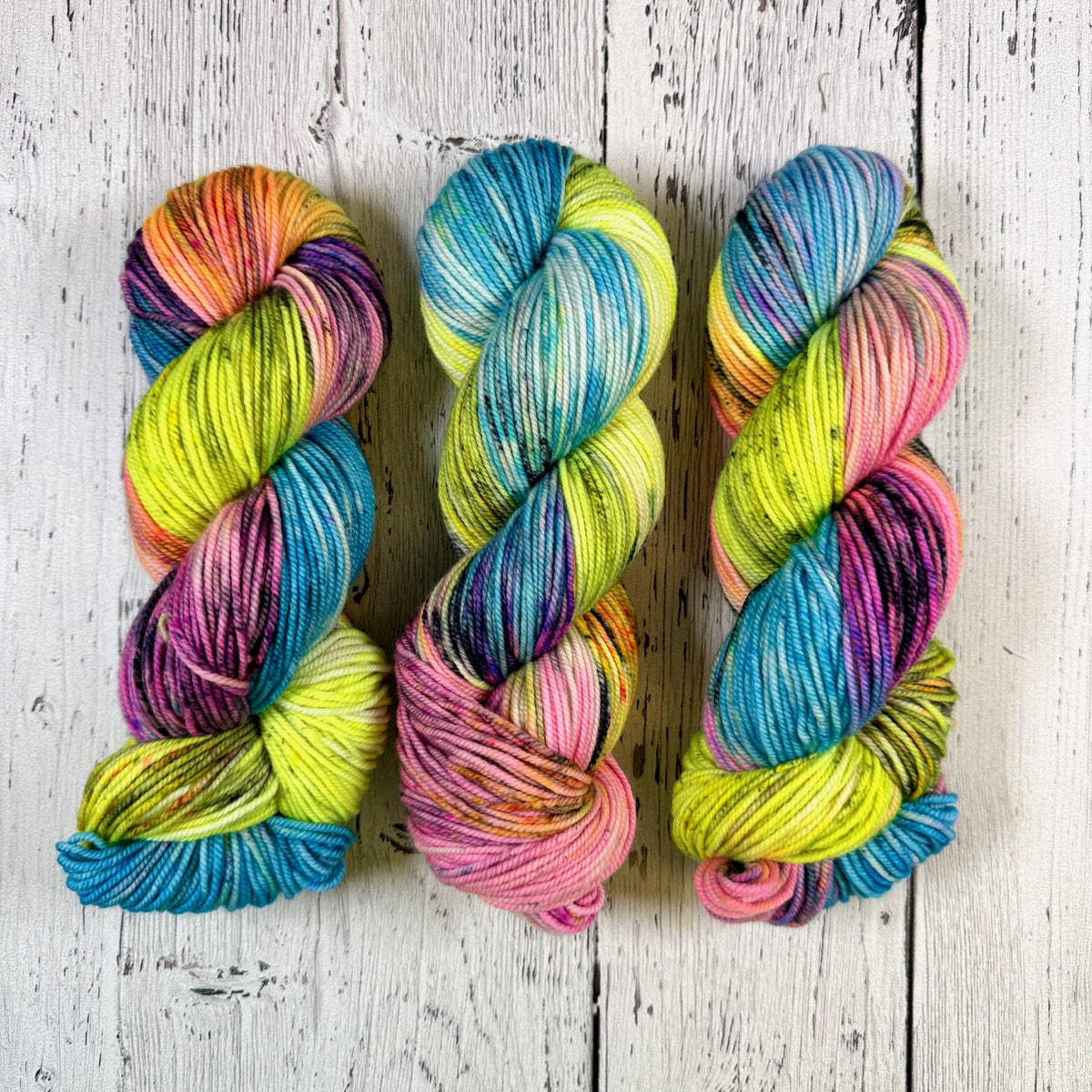 Girls Just Wanna Have Fun - Merino DK / Light Worsted - Dyed Stock