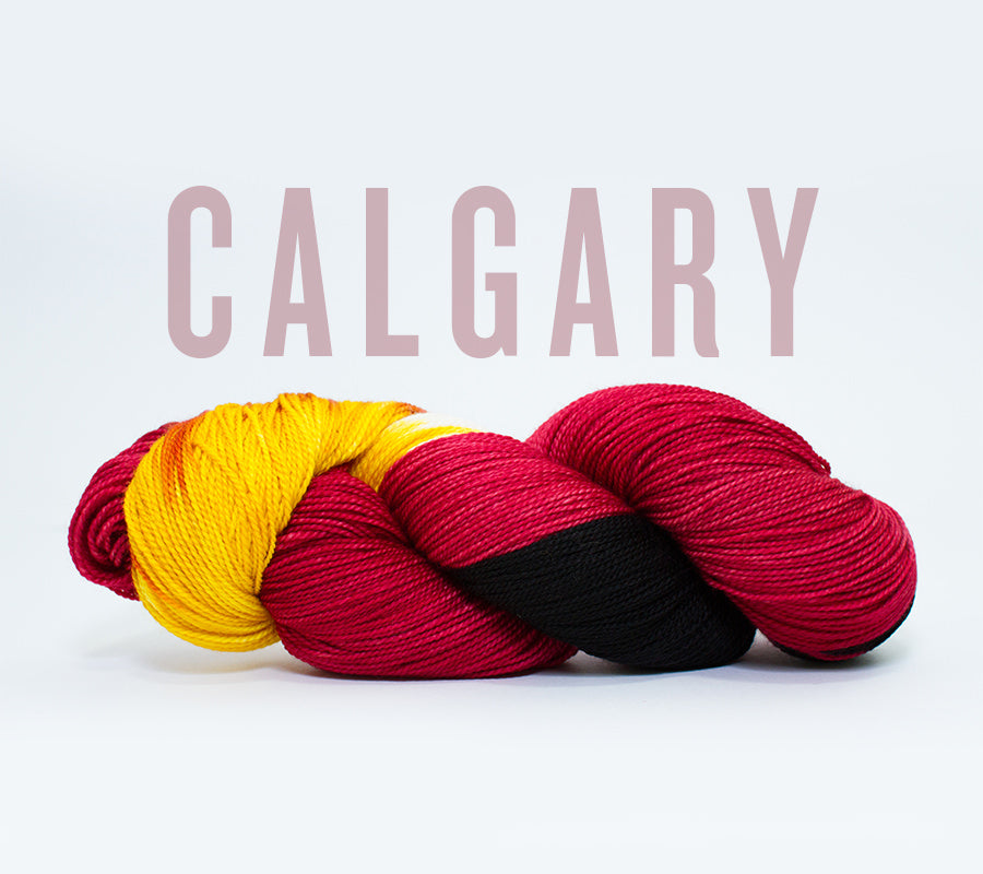 Calgary Hat Trick - Socknado Fingering - Dyed Stock