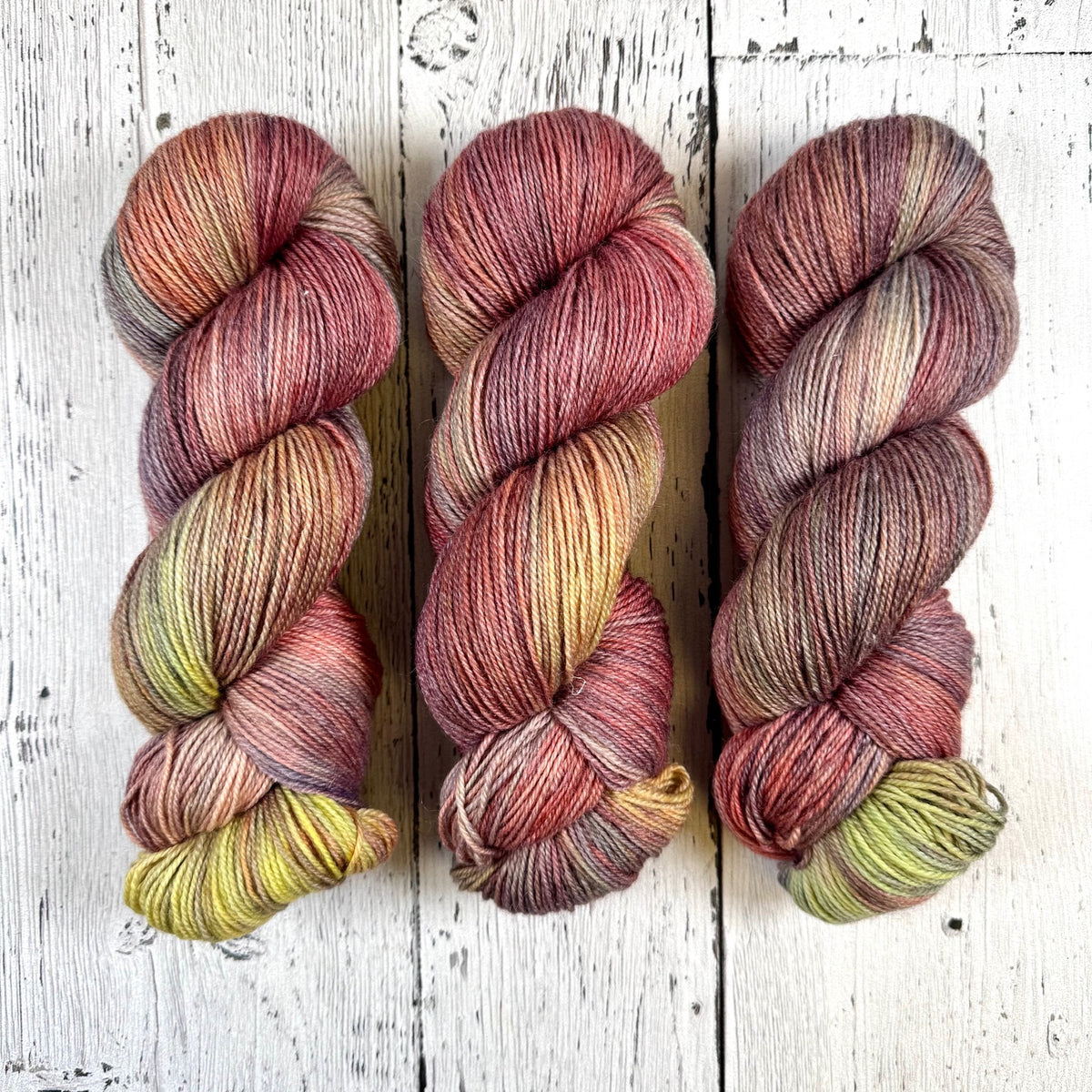 Hazy Prairie Sunset - Little Nettle Soft Fingering - Dyed Stock