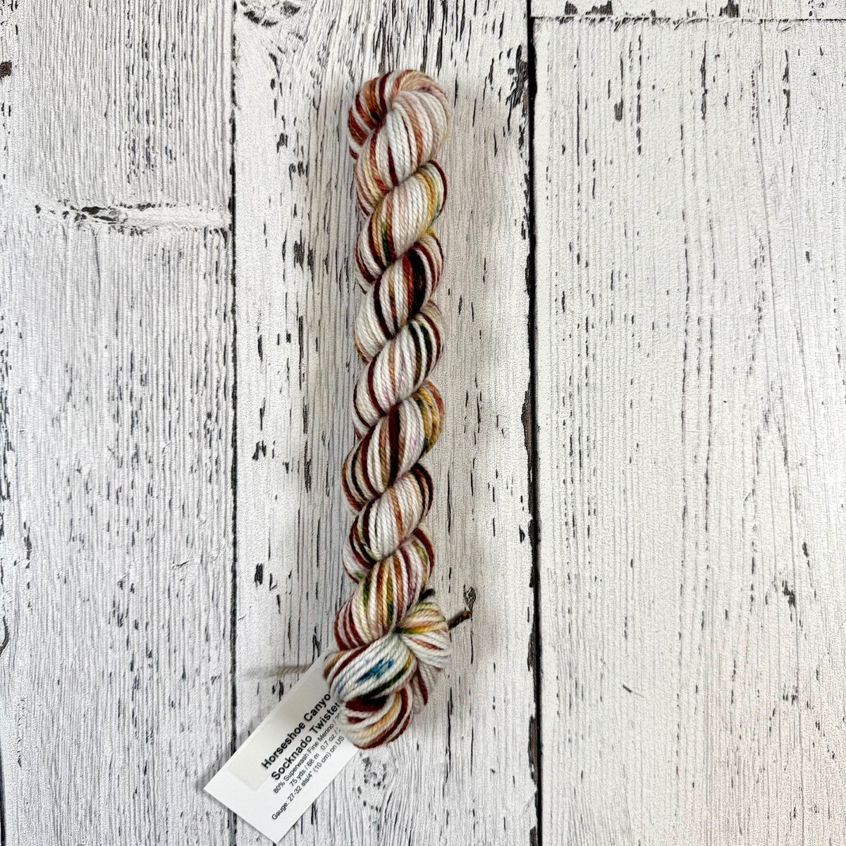 Horseshoe Canyon - Socknado Mini Twister 20 Gram - Dyed Stock