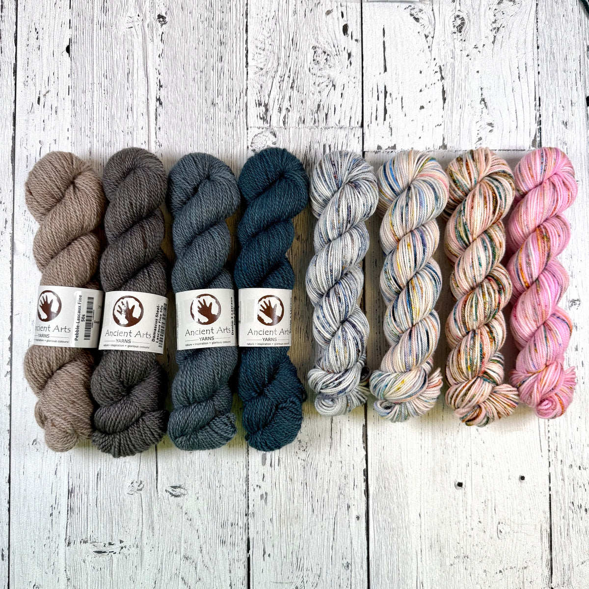 Color Kaleidoscope Shawl Yarn Kits for Westknits MKAL 2026