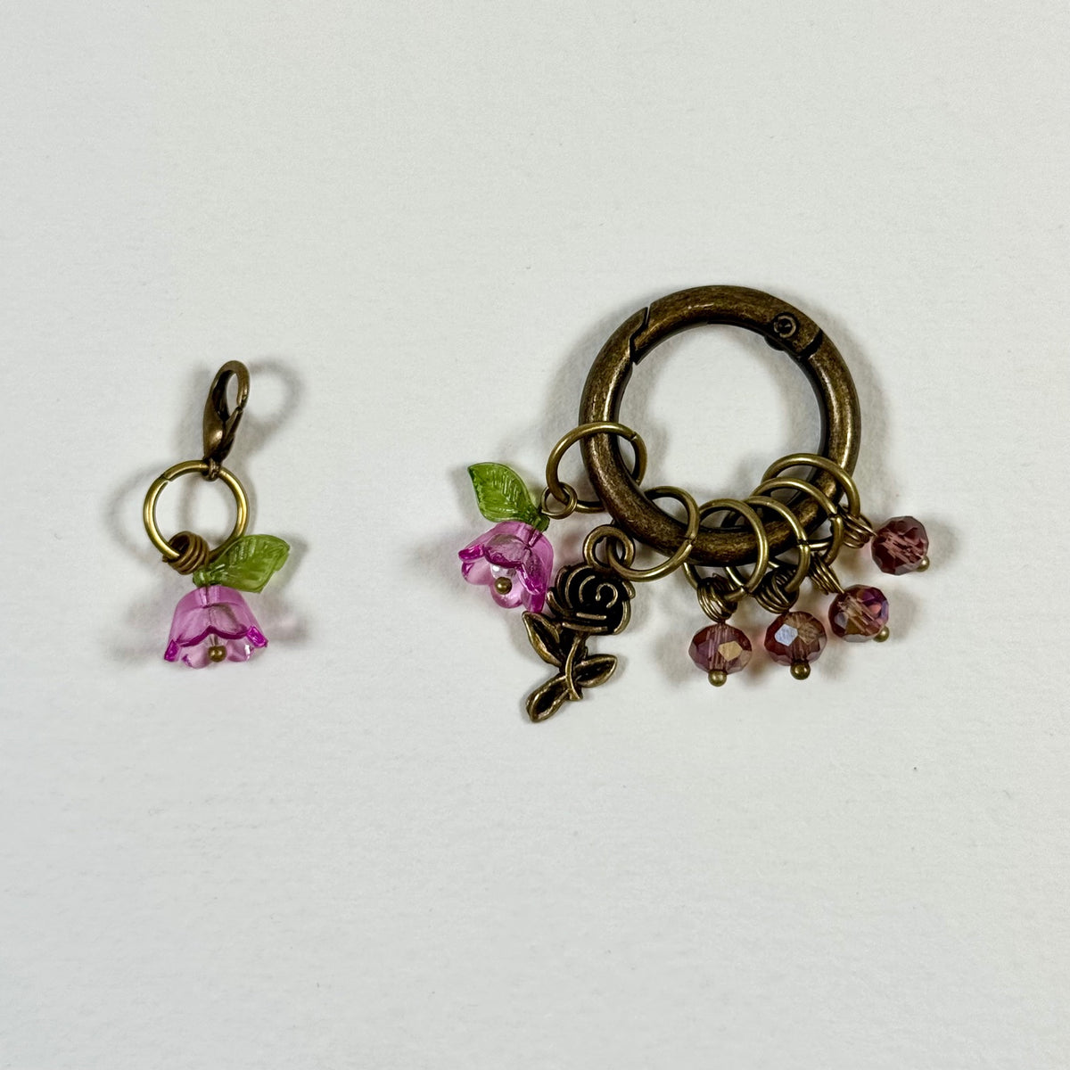 Jones Knit Rose Trellis Stitch Markers