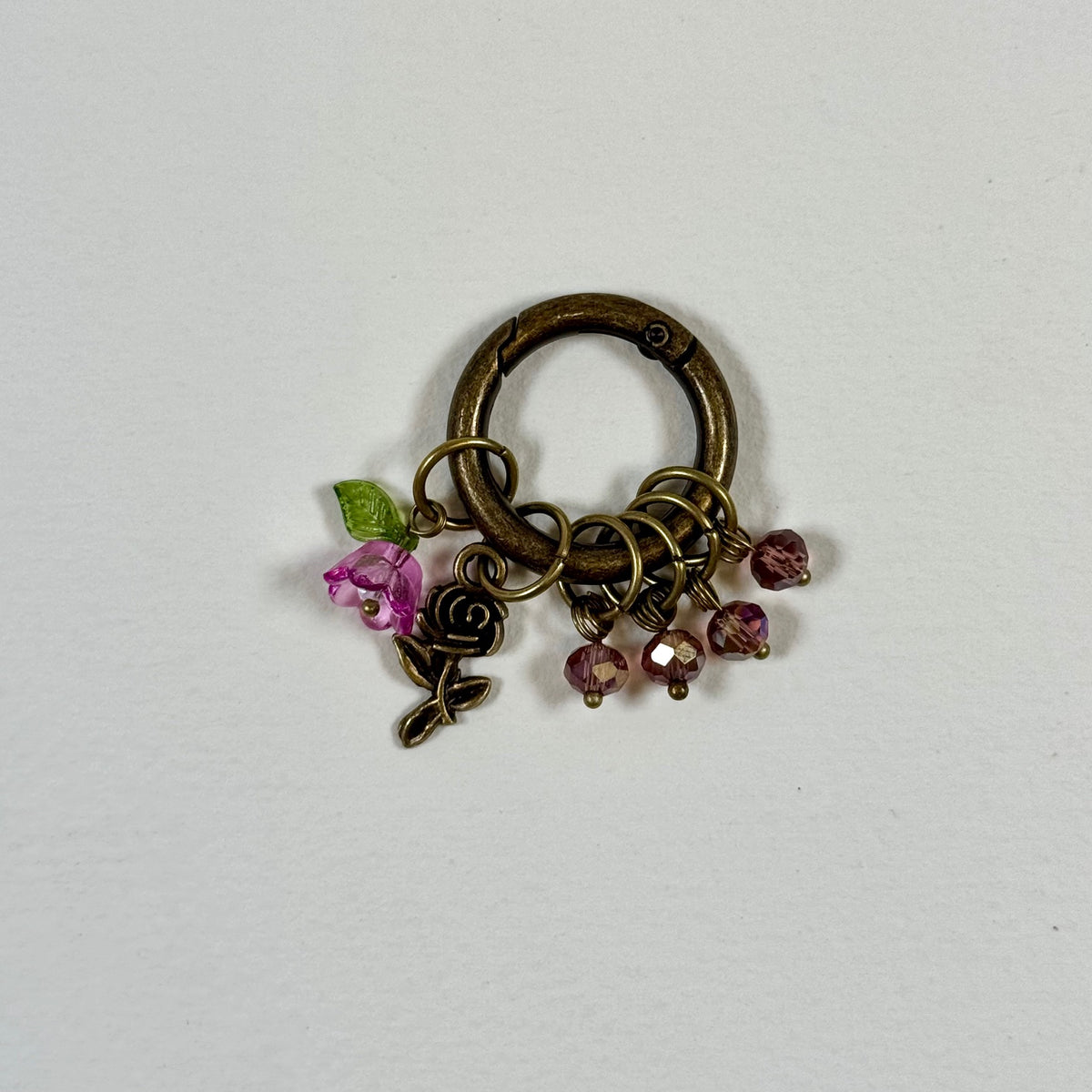 Jones Knit Rose Trellis Stitch Markers