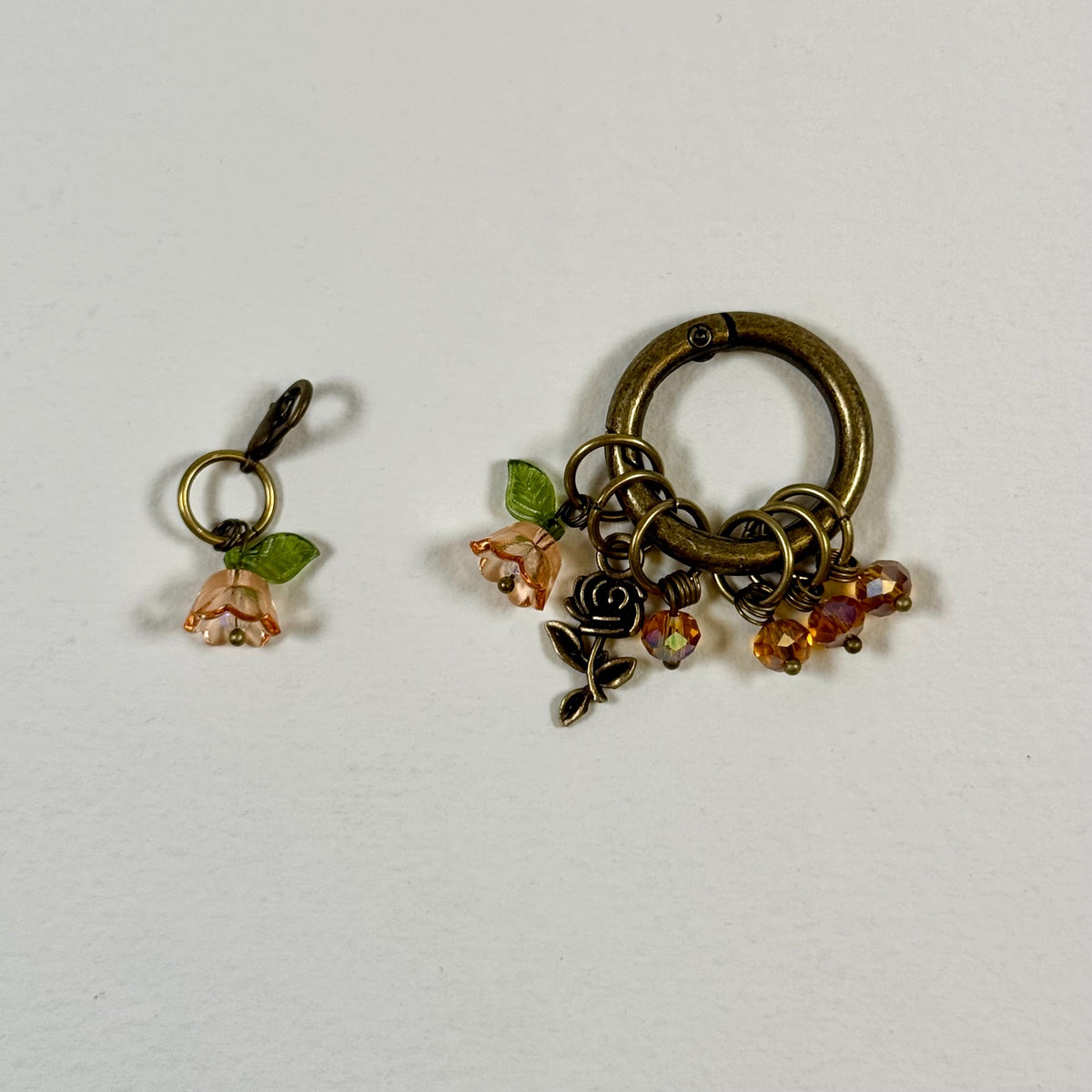 Jones Knit Rose Trellis Stitch Markers