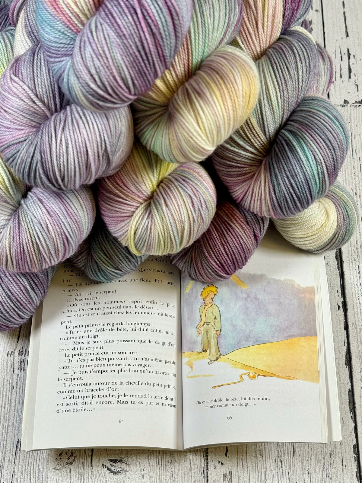 The Little Prince  - Merino DK / Light Worsted - Dyed Stock