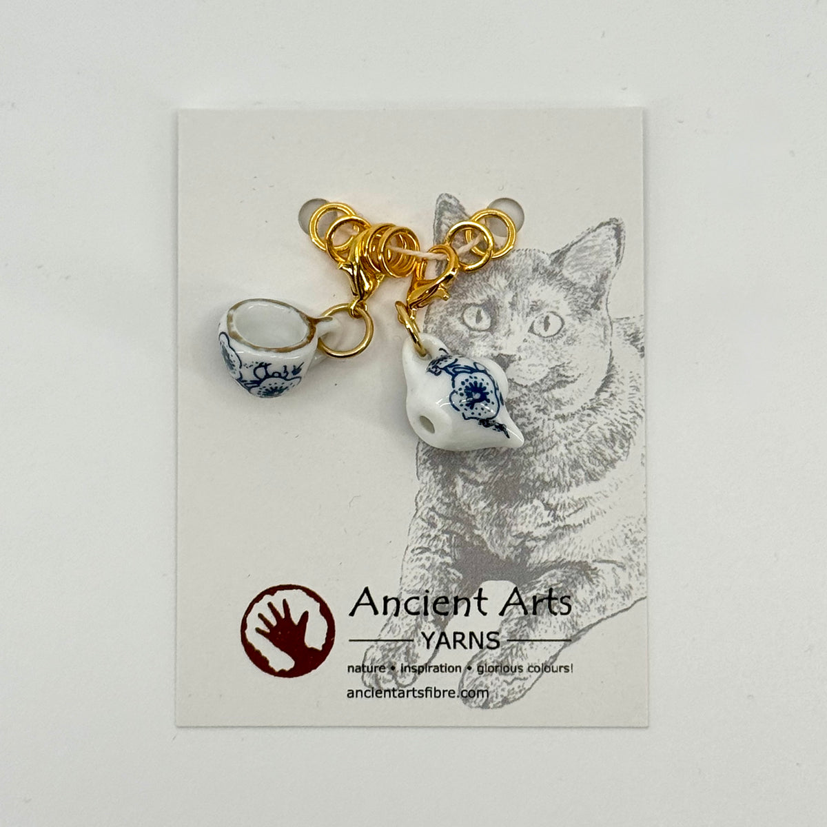 Tea Cup Stitch Marker Set
