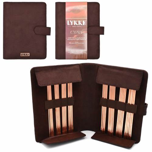 Lykke 6" DPN Copper Knitting Needle Set - CYPRA