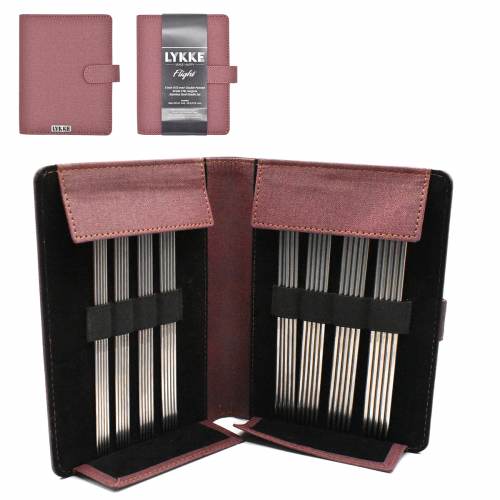 Lykke 6" DPN Knitting Needle Small Set - Flight (2mm / US 0 - 3.75mm / US 5)
