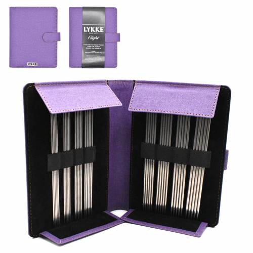 Lykke 6" DPN Knitting Needle Small Set - Flight (2mm / US 0 - 3.75mm / US 5)