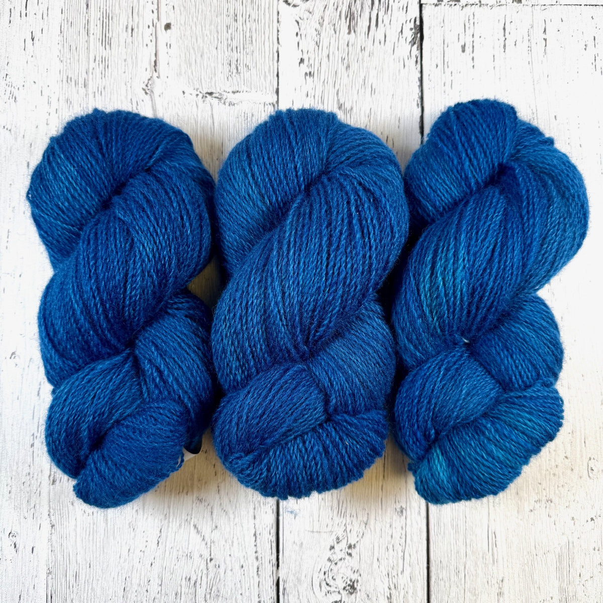 Lapis Lazuli - Heritage Fingering (Batch 6) - Natural White - Dyed Stock
