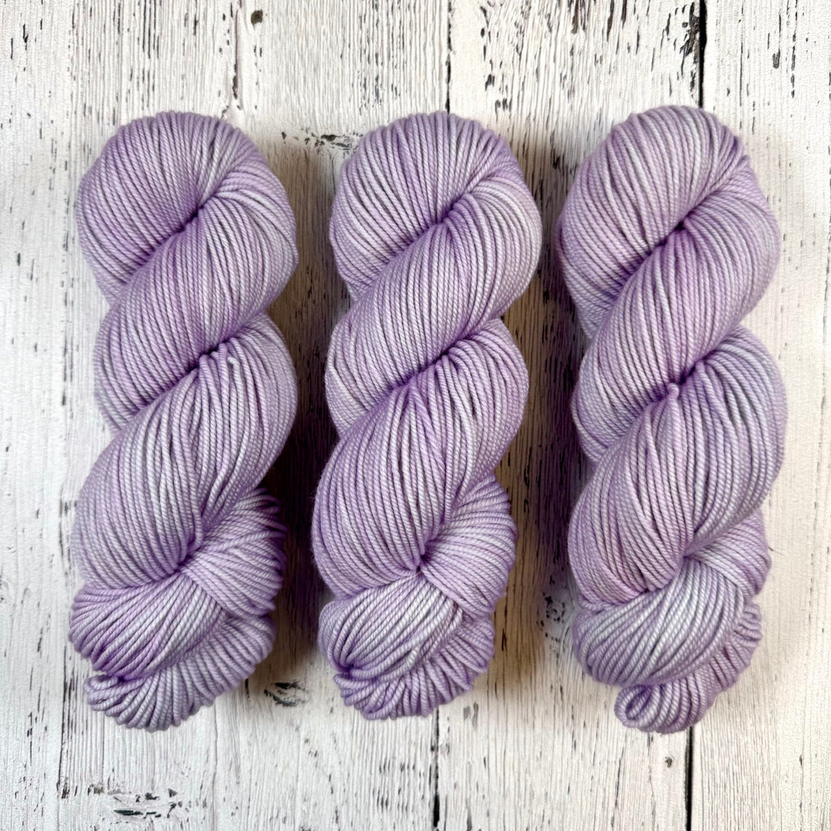 Lavender Cupcake - Merino DK / Light Worsted - Dyed Stock