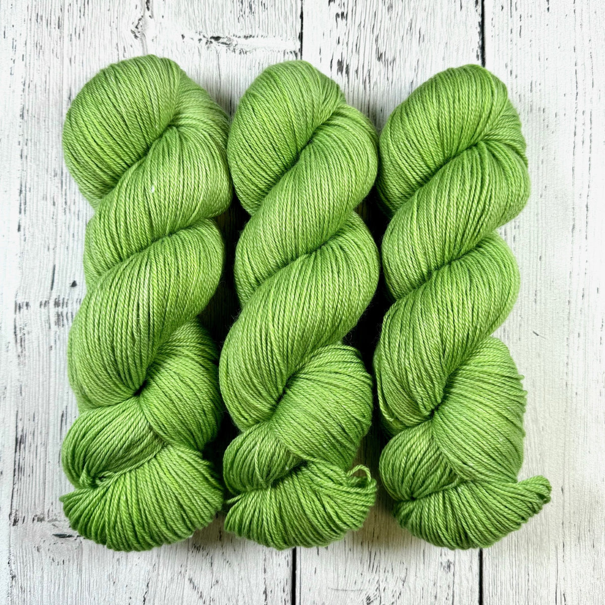 Lime Margarita - Little Nettle Soft Fingering - Dyed Stock