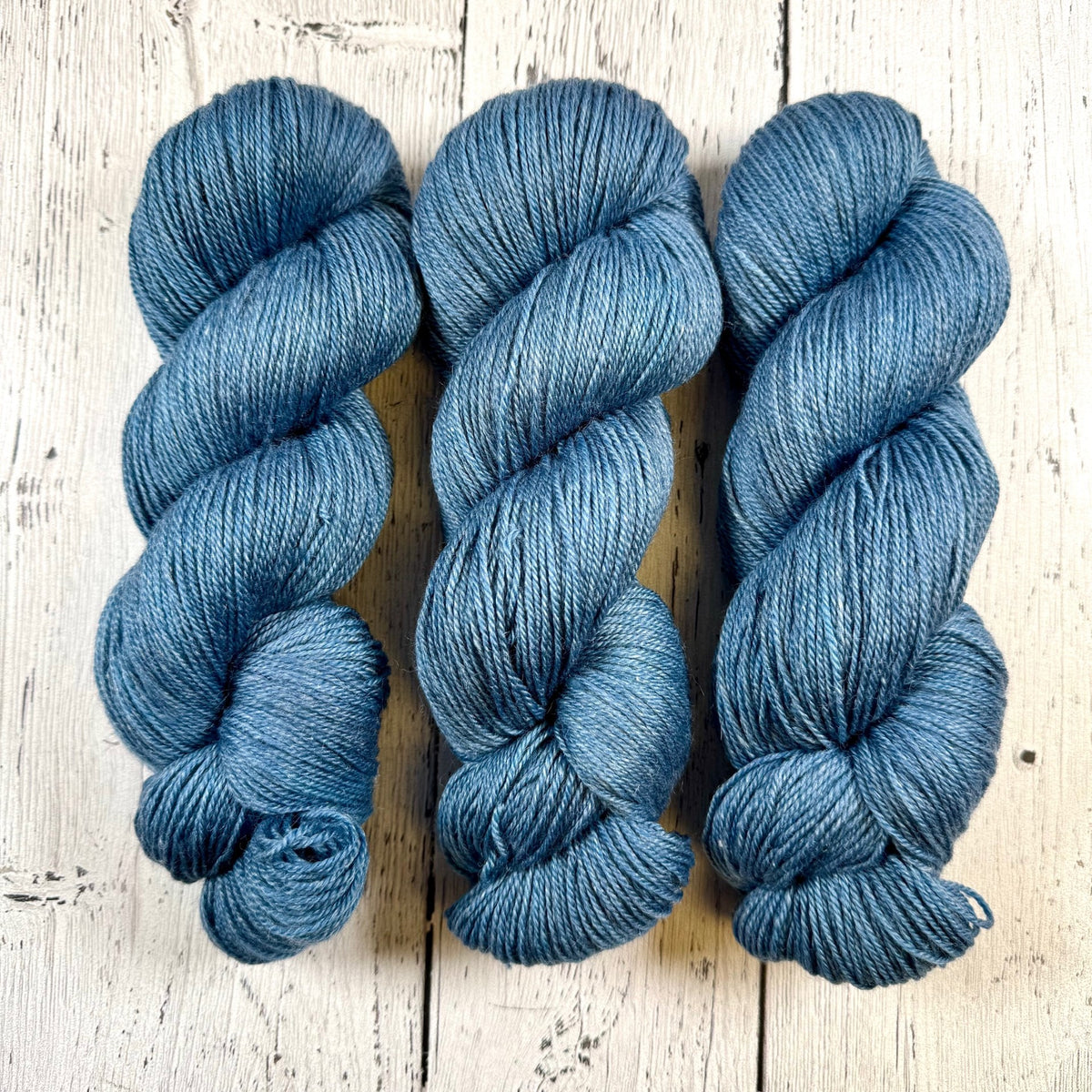 Lookin’ Fine in My New Blue Jeans 4 - Little Nettle Soft Fingering - Dye Lot Ends