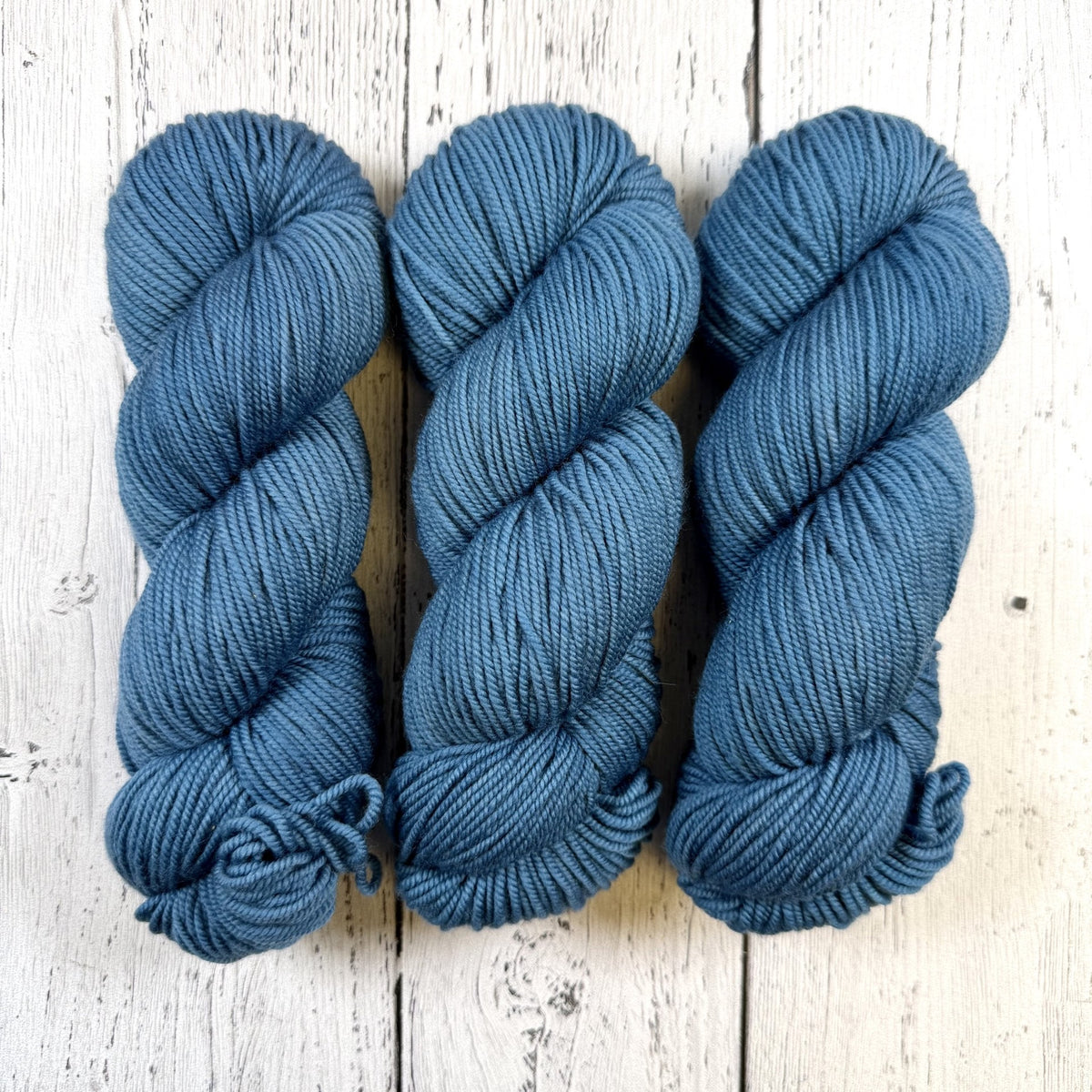 Lookin’ Fine in My New Blue Jeans 3 - Merino DK / Light Worsted - Dyed Stock