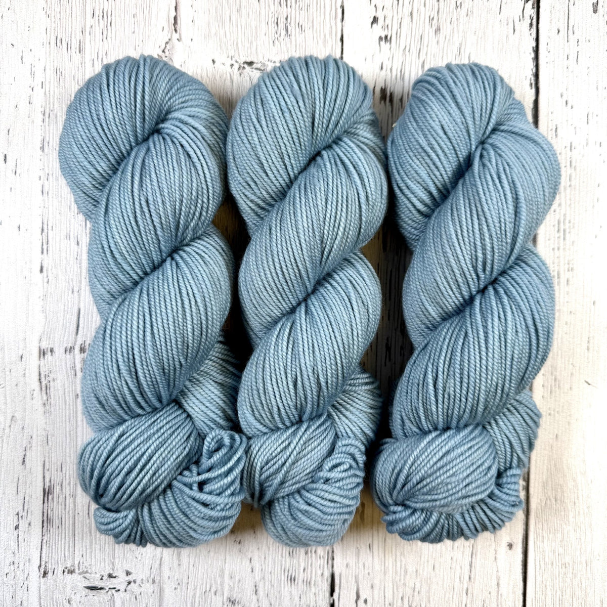 Lookin’ Fine in My New Blue Jeans 1 - Merino DK / Light Worsted - Dye Lot Ends