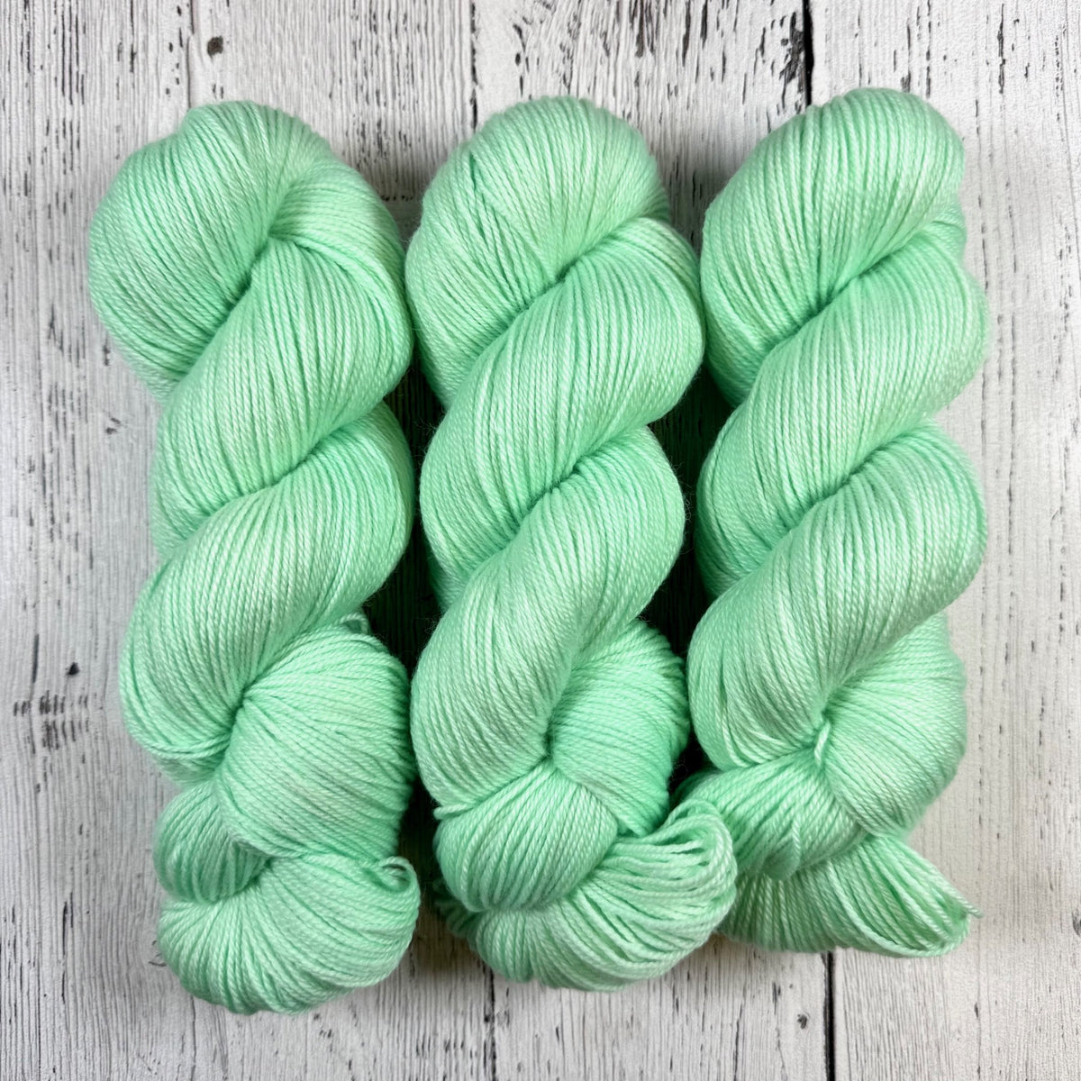 Minty Mint - Little Nettle Soft Fingering - Dyed Stock