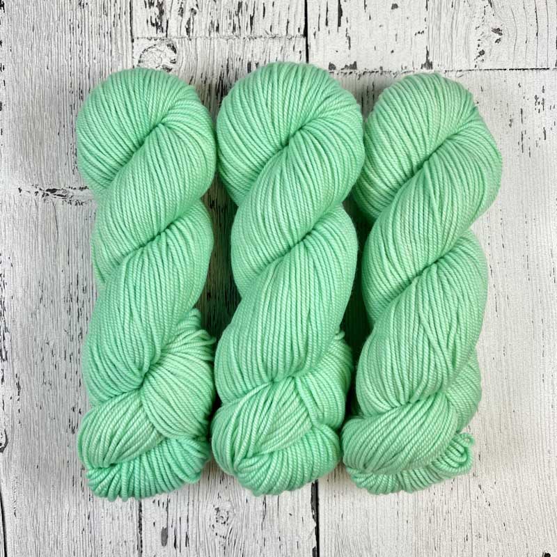 Minty Mint - Merino DK / Light Worsted - Dyed Stock