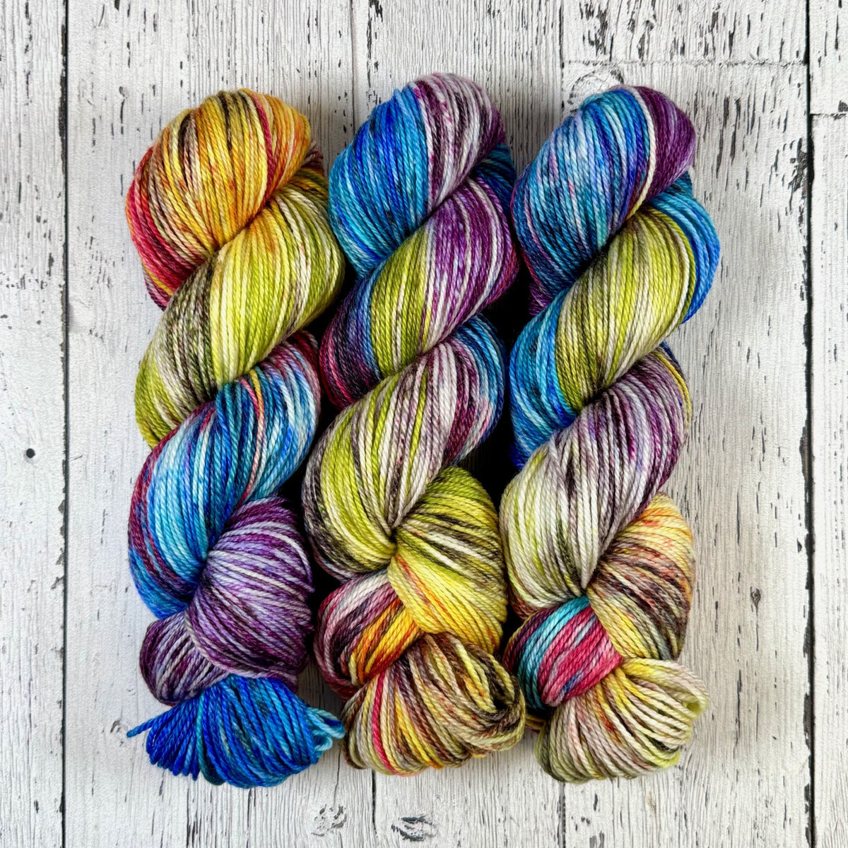 The Very Hungry Caterpillar in Nettle DK Weight - Dyed to Order