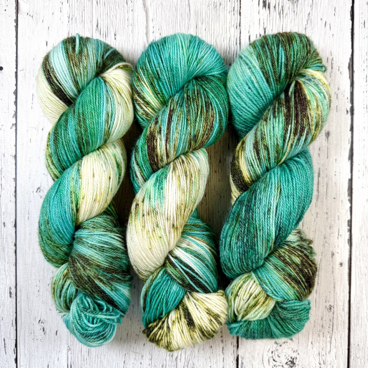 Northern Aurora - Little Nettle Soft Fingering - Dyed Stock