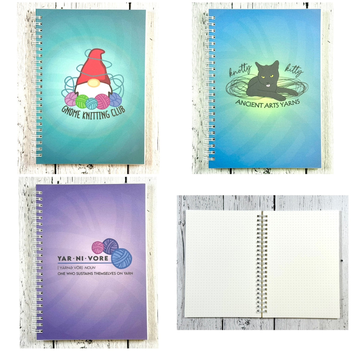 Ancient Arts Spiral Notebooks (Softcover) - 3 designs