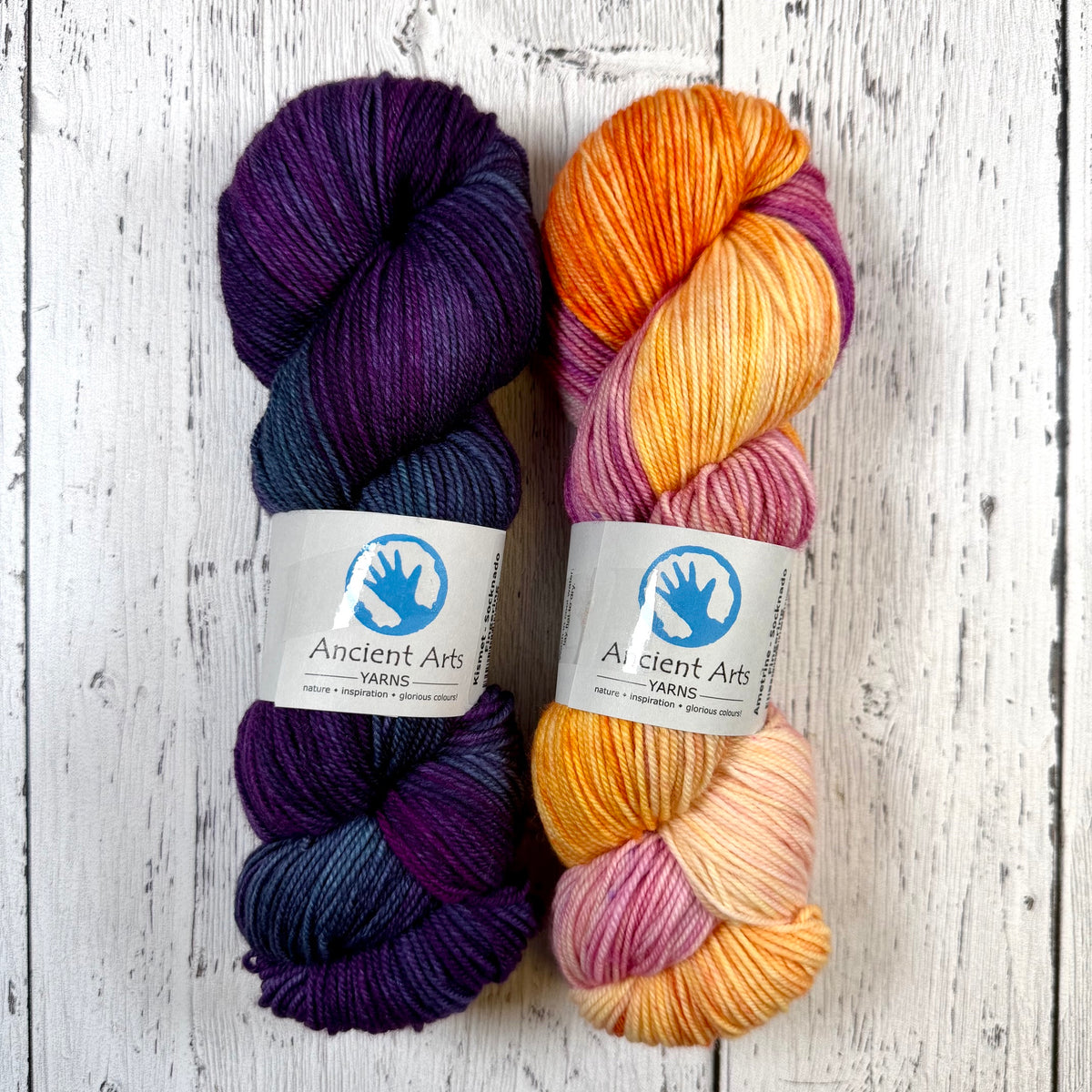 Summer Sock Club 2026 - September Kit: Amber Sea Socks
