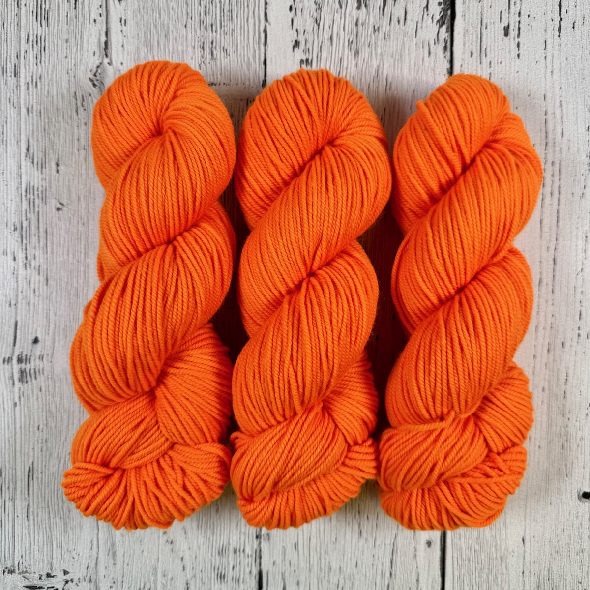 Orange Light Sabre - Nettle Soft DK - Dyed Stock