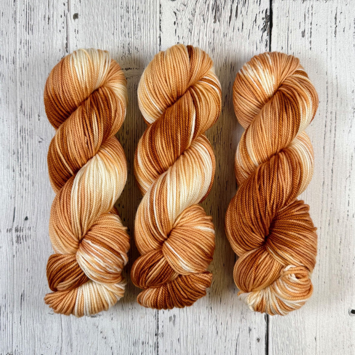 Orange Tiger Tabby - Merino DK / Light Worsted - Dyed Stock
