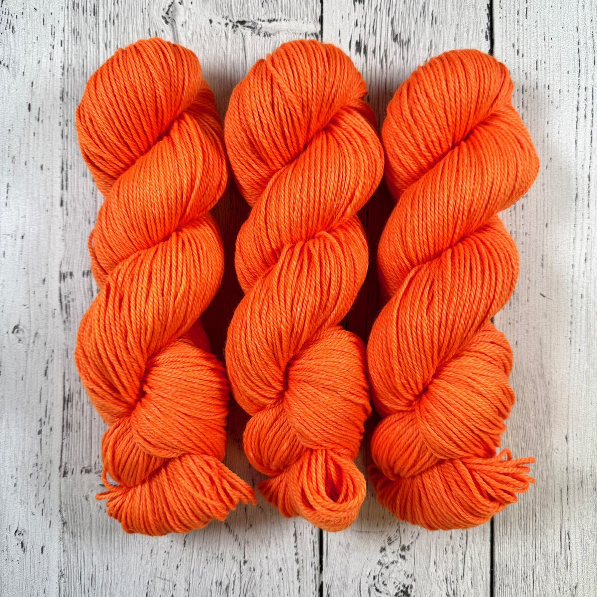 Orange Light Sabre - Nettle Soft DK - Dyed Stock