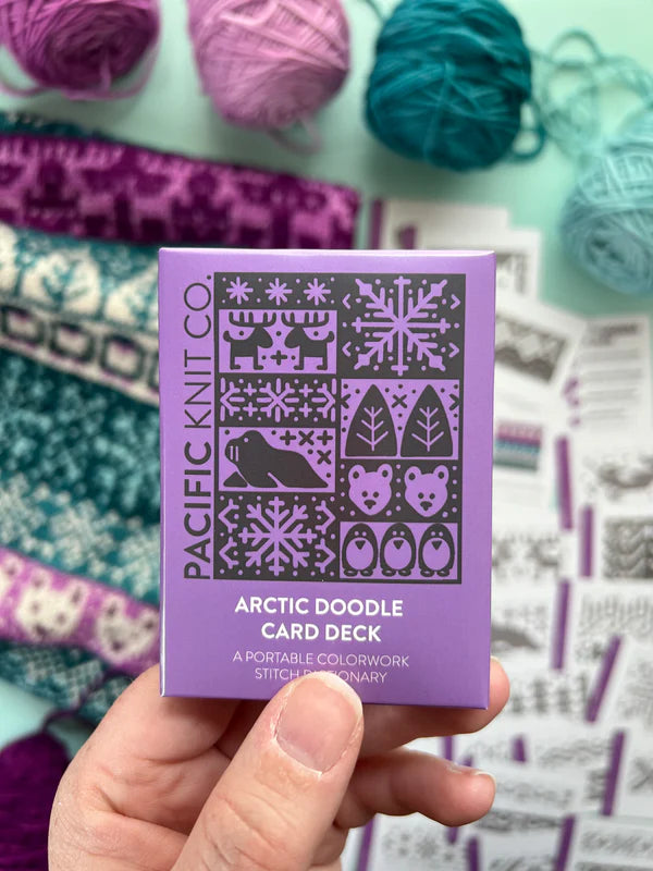 Doodle Card Deck - Portable Colorwork Stitch Dictionary - Assorted Designs