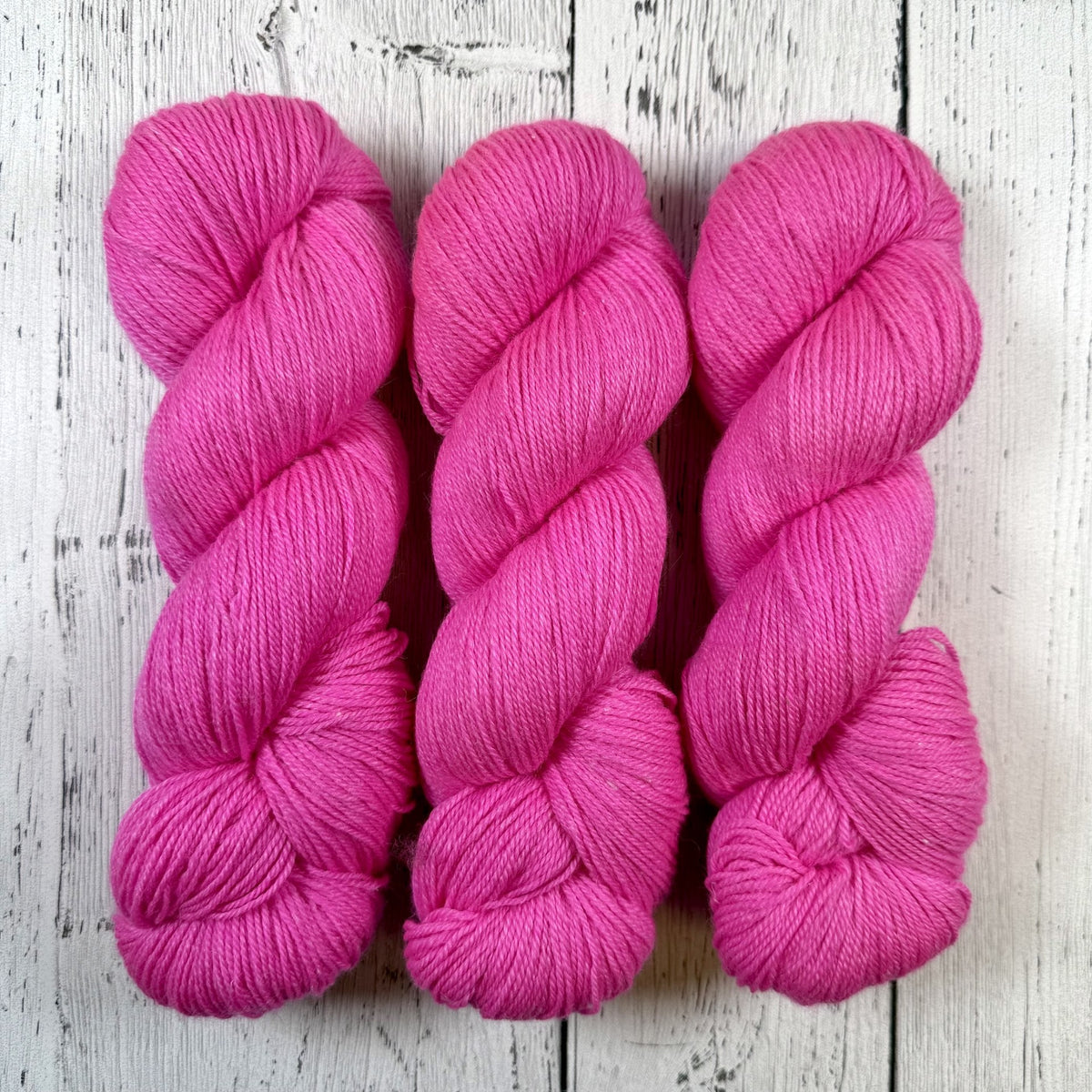 Pink Light Sabre - Little Nettle Soft Fingering - Dyed Stock